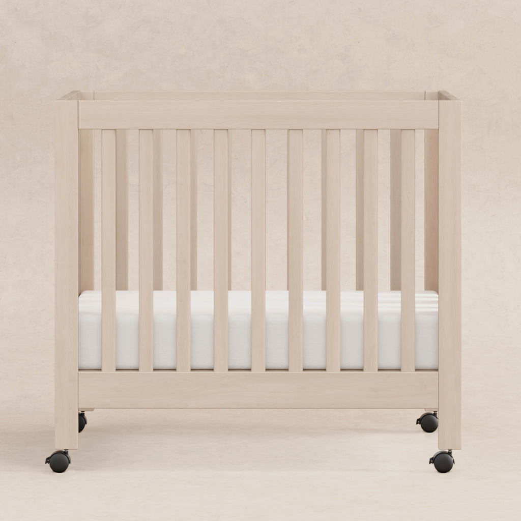 M6698NX,Babyletto,Origami Mini Crib in Washed Natural