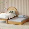 M25973HY,Babyletto Kids,Twin Storage Trundle Bed in Honey