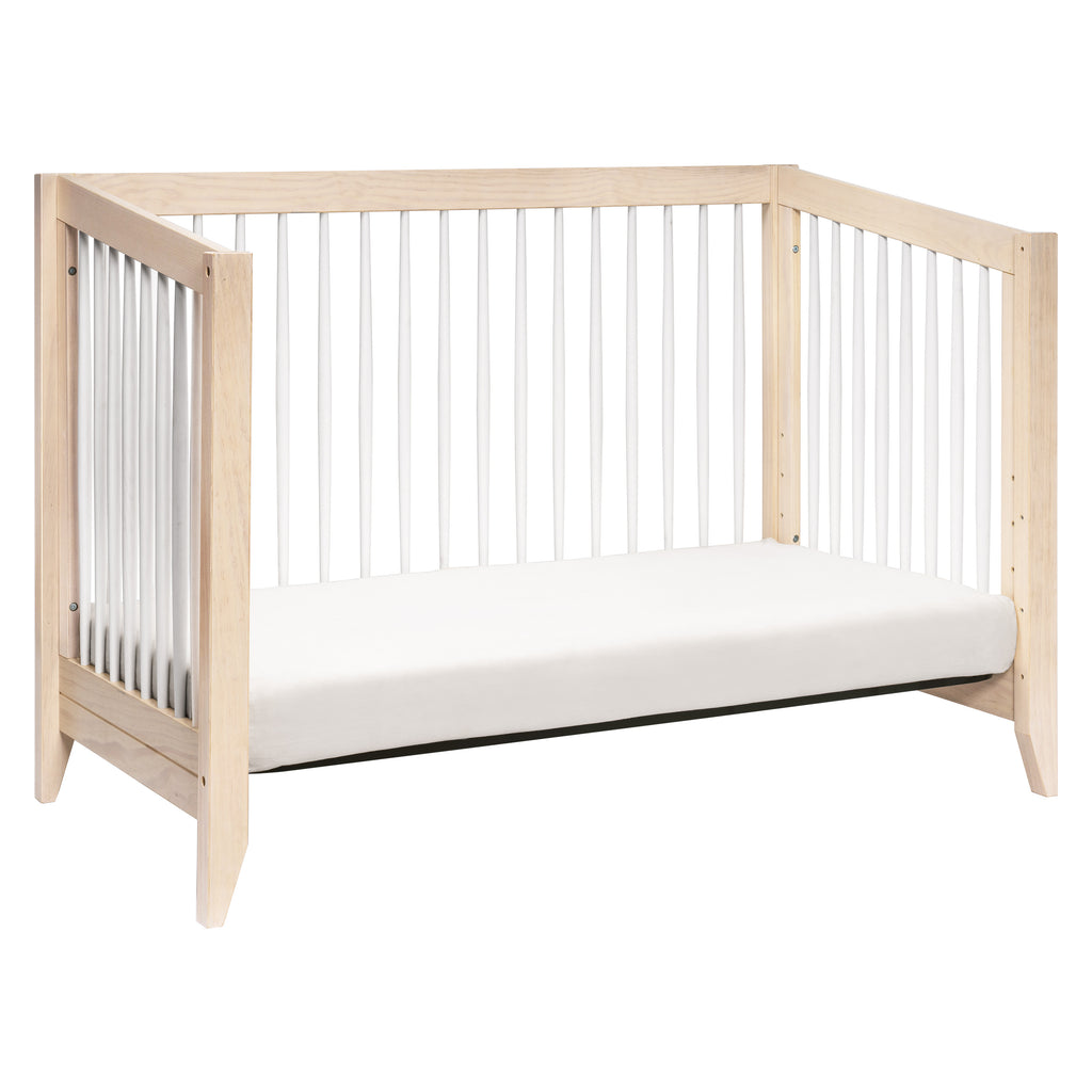 M10301NXW,Babyletto,Sprout 4-in-1 Convertible Crib w/Toddler Bed Conversion Kit in W Natural/White