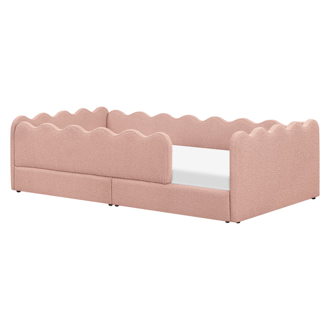 M31376PRSB,Babyletto Kids,Rizo Montessori-Inspired Twin Bed in Performance Rose Boucle