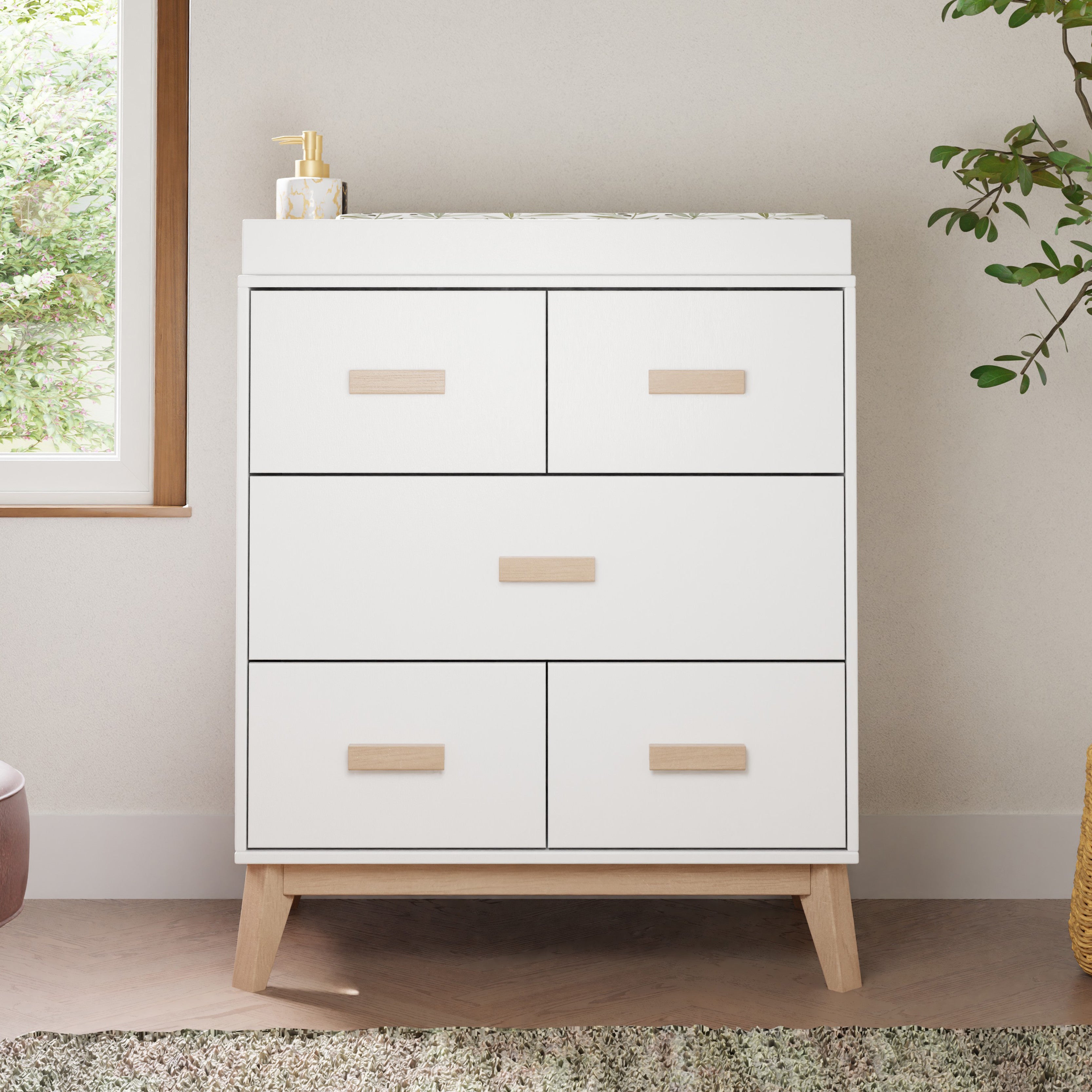 Babyletto Scoot 3-Drawer Changer Dresser with Removable Changing Tray