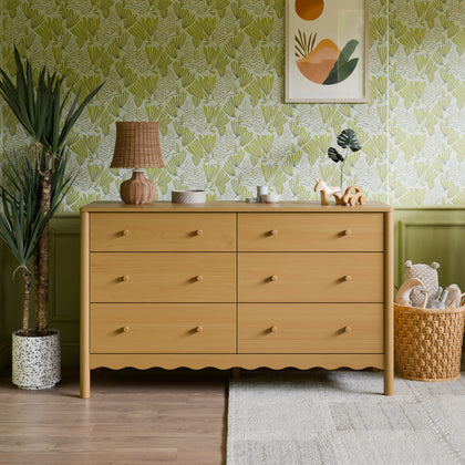 Swell 6-Drawer Wide Assembled Dresser (56")