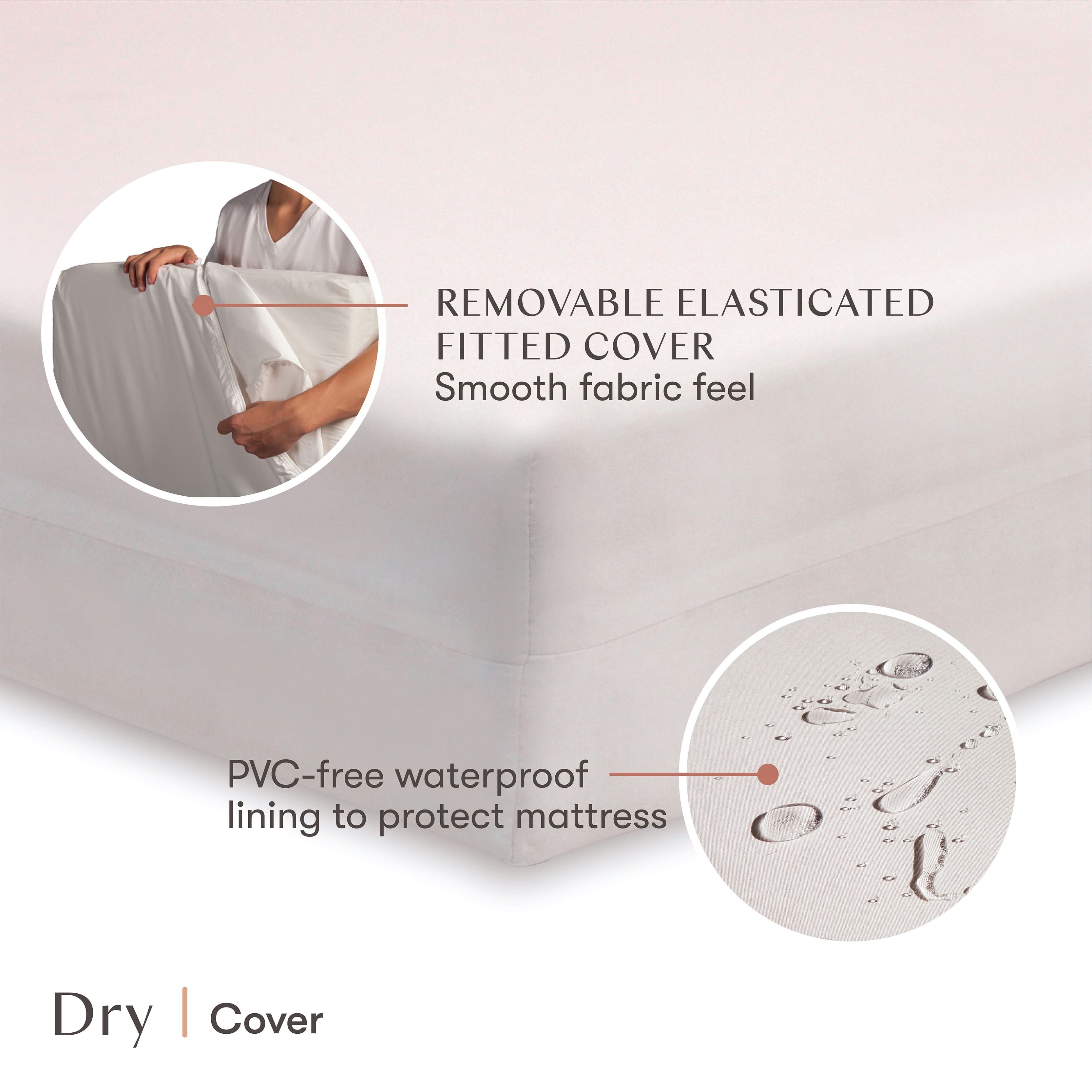 Babyletto Pure Core Crib Mattress w/ Dry Waterproof Cover (2-Stage)