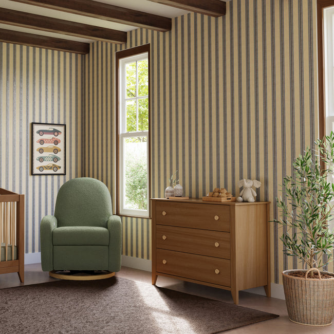 M10323CTN,Babyletto,Sprout 3-Drawer Changer Dresser in Chestnut and Natural Finish