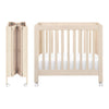 M6698NX,Babyletto,Origami Mini Crib in Washed Natural