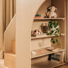 M32971TPESH,Babyletto Kids,Moab Stair Loft Bed in Taupe/Ash