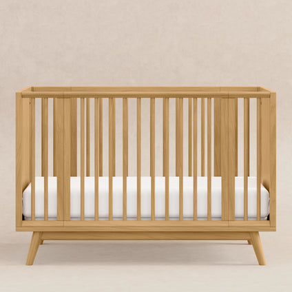 M15980HY,Babyletto,Palma 8-in-1 Convertible All-Stages® Crib w/ Bassinet & Toddler Bed Kits in Honey