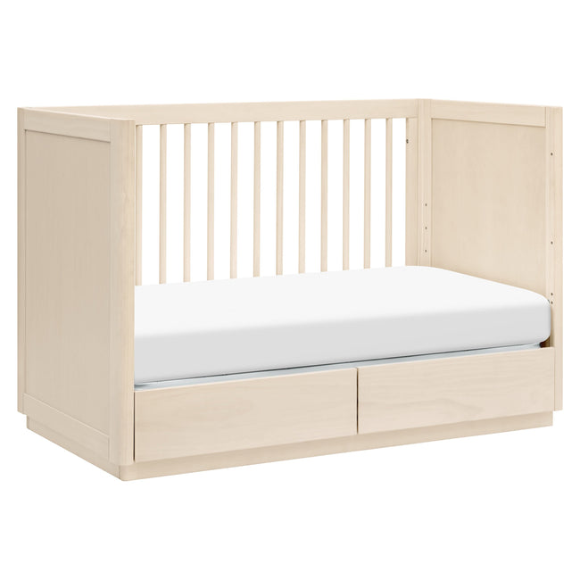 M21601NX,Babyletto,Bento 3-in-1 Convertible Storage Crib w/Toddler Bed Conversion Kit in Washed Natural