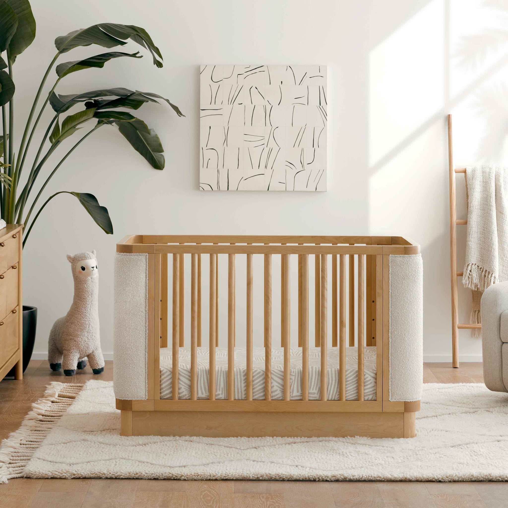 Bondi Boucle 4 in 1 Convertible Crib