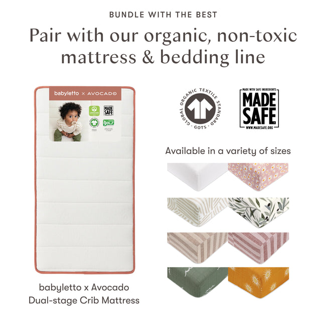 M23401W,Babyletto,Yuzu 8-in-1 Convertible Crib w/All-Stages Conversion Kits in White