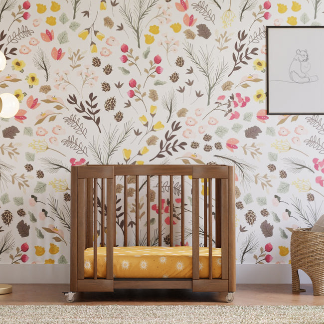 M23401NL,Babyletto,Yuzu 8-in-1 Convertible Crib w/All-Stages Conversion Kits in Natural Walnut