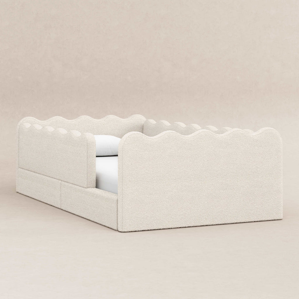 M31376PWB,Babyletto Kids,Rizo Montessori-Inspired Twin Bed in Performance Ivory Boucle
