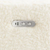 M11286CMSG,Babyletto,Kiwi Plus Power Glider Recliner w/ Power Headrest in Cream Shearling