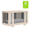 M23401NXB,Babyletto,Yuzu 8-in-1 Convertible Crib w/All-Stages Conversion in Washed Natural/Black