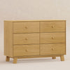 M32526HY,Babyletto,Hudson Modern 6-Drawer Assembled Double Dresser in Honey