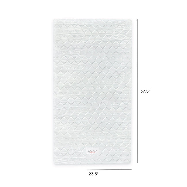 M5346C,Babyletto,Pure Core Non-Toxic Mini Crib Mattress with Hybrid Cover
