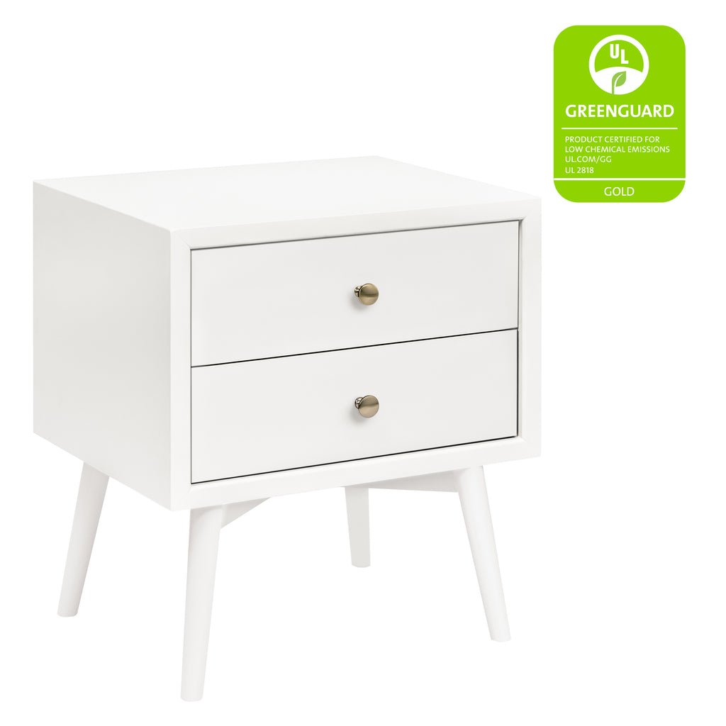 M15960RW,Babyletto,Palma Nightstand with USB Port  Assembled in Warm White