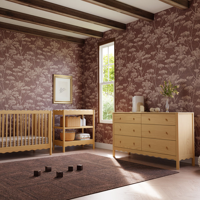 M27916HY,Babyletto,Swell 6-Drawer Assembled Dresser in Honey