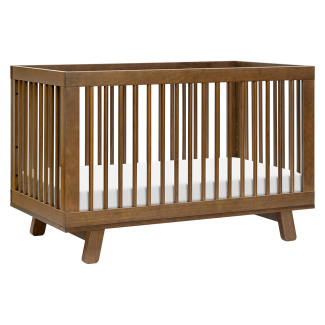M4201NL,Babyletto,Hudson 3-in-1 Convertible Crib w/Toddler Bed Conversion Kit in Natural Walnut