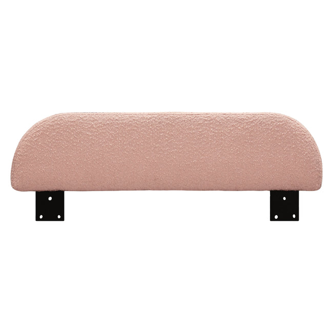 M32099PRSB,Babyletto Kids,Upholstered Twin/Full Bed Guardrail in Performance Rose Boucle