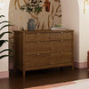 M25616NL,Babyletto,Bondi 6-Drawer Assembled Dresser in Natural Walnut