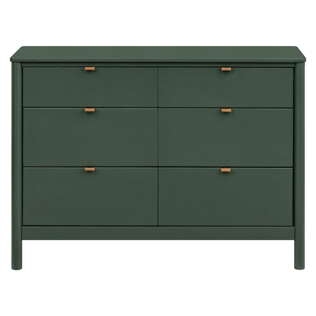 M25616FRGR,Babyletto,Bondi 6-Drawer Assembled Dresser in Forest Green