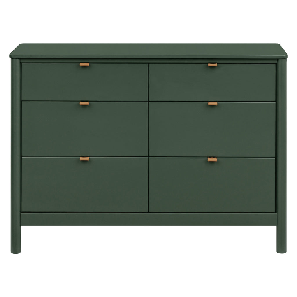 M25616FRGR,Bondi 6-Drawer Assembled Dresser in Forest Green