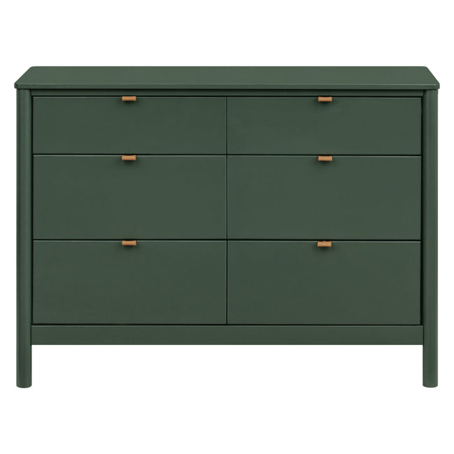 M25616FRGR,Babyletto,Bondi 6-Drawer Assembled Dresser in Forest Green