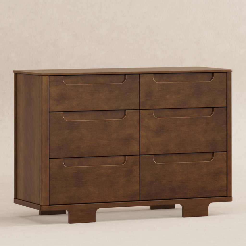 M23426NL,Babyletto,Yuzu 6-Drawer Dresser in Natural Walnut