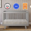 M4201G,Babyletto,Hudson 3-in-1 Convertible Crib w/Toddler Bed Conversion Kit in Grey Finish