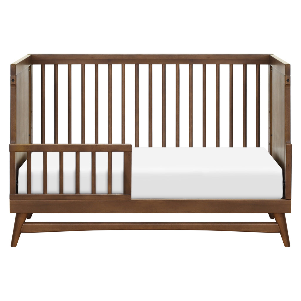 M15401NL,Babyletto,Peggy Mid-Century 3-in-1 Convertible Crib w/Toddler Bed Conversion Kit in Natural Walnut