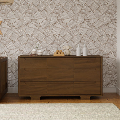 M23428NL,Babyletto,Yuzu 9-Drawer Dresser  Assembled in Natural Walnut