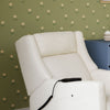 M11283PWB,Babyletto,Kiwi Deluxe Power Glider Recliner w/Heat&Massage in Performance Ivory Boucle