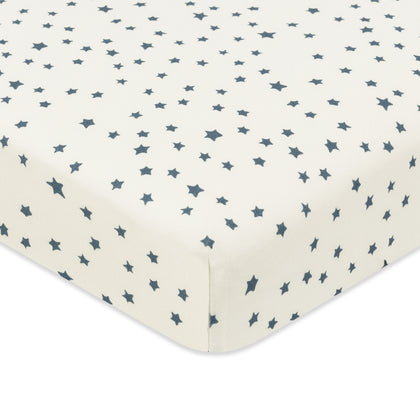 Mini Crib Sheet in GOTS Certified Organic Brushed Cotton