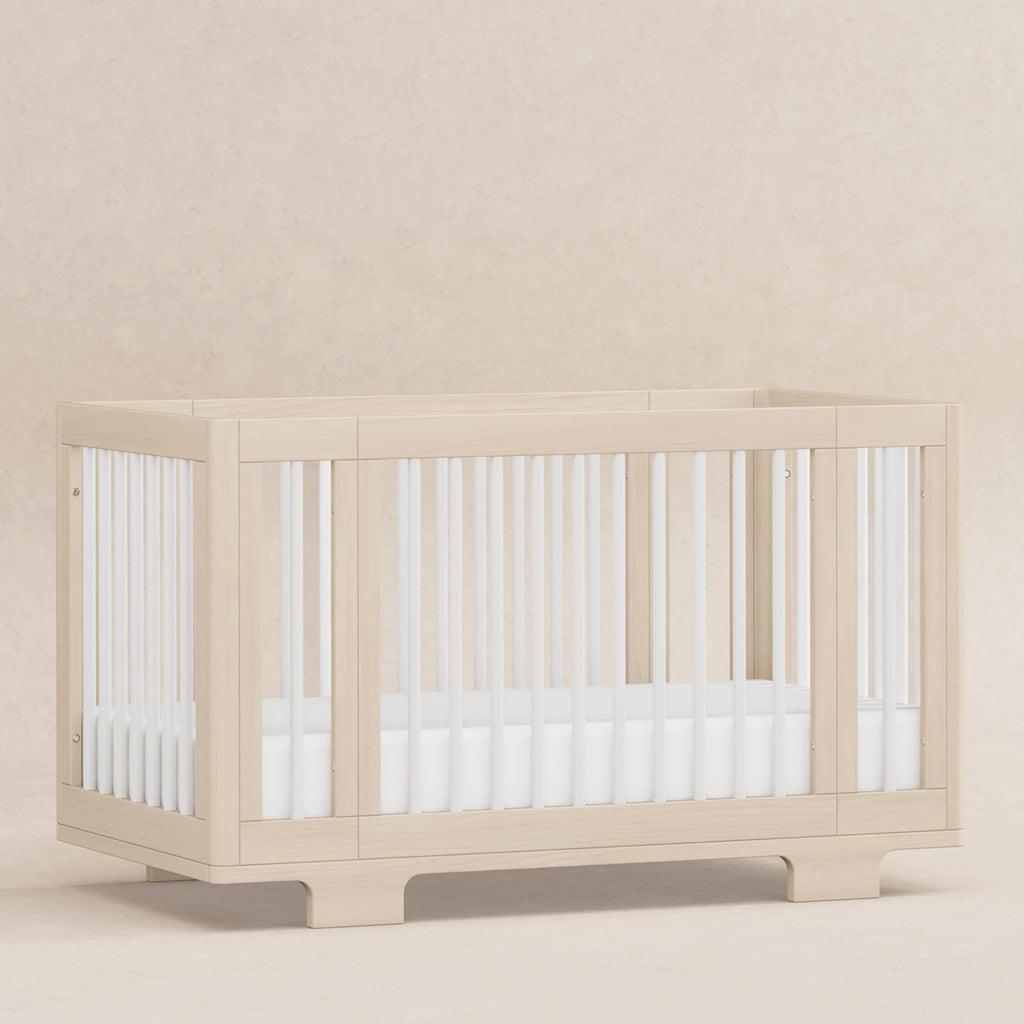 M23401NXW,Babyletto,Yuzu 8-in-1 Convertible Crib w/All-Stages Conversion in Washed Natural/White