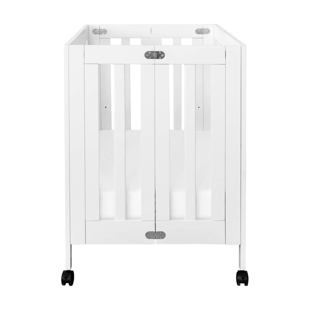 M6698W,Babyletto,Origami Mini Crib in White Finish