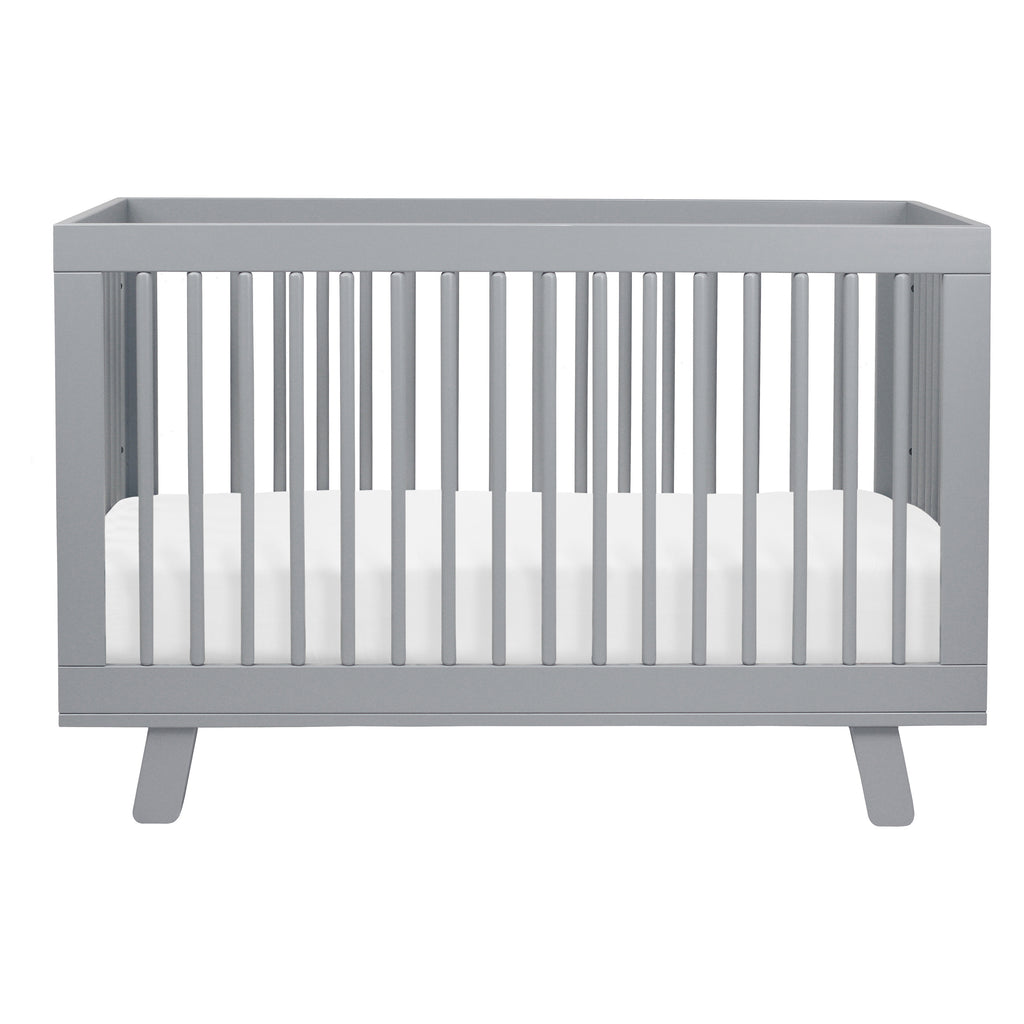 M4201G,Babyletto,Hudson 3-in-1 Convertible Crib w/Toddler Bed Conversion Kit in Grey Finish