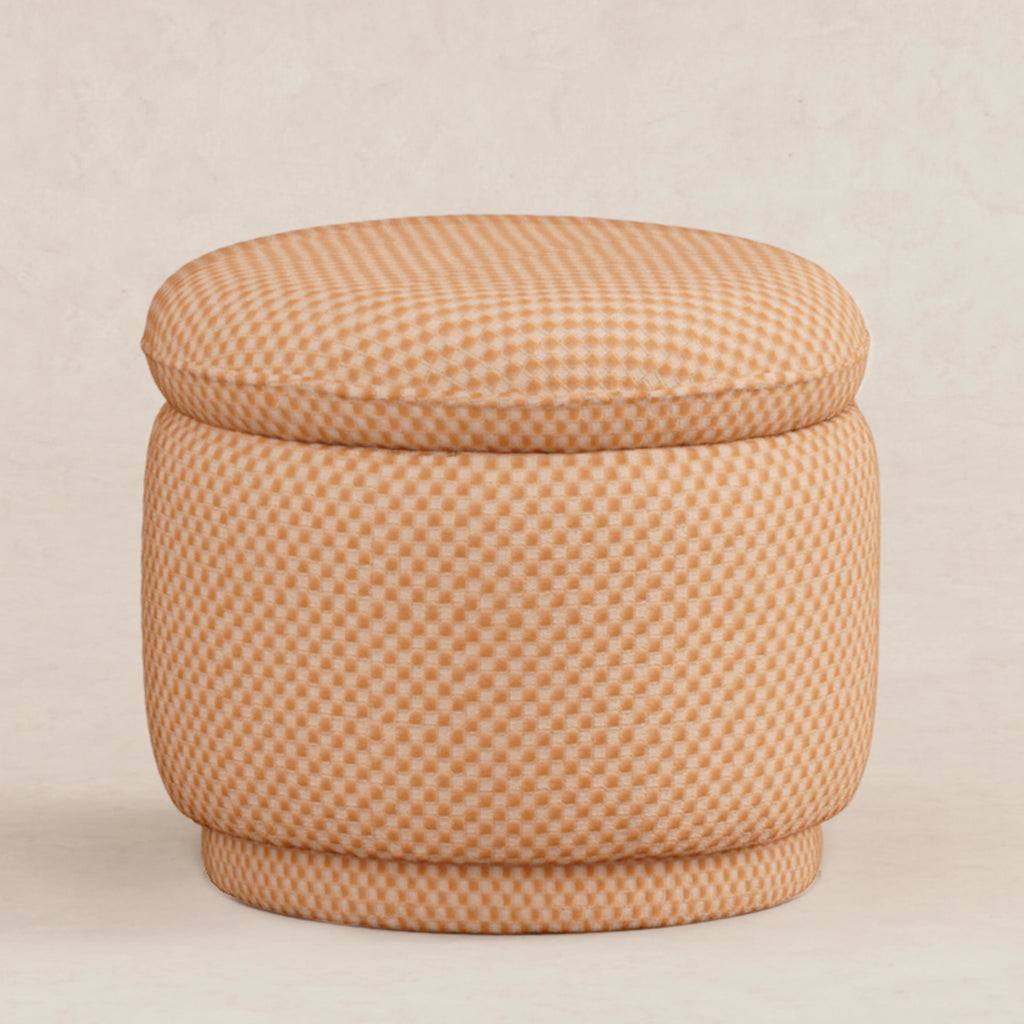 M22985CVC,Babyletto,Enoki Storage Ottoman in Canyon Velvet Checker