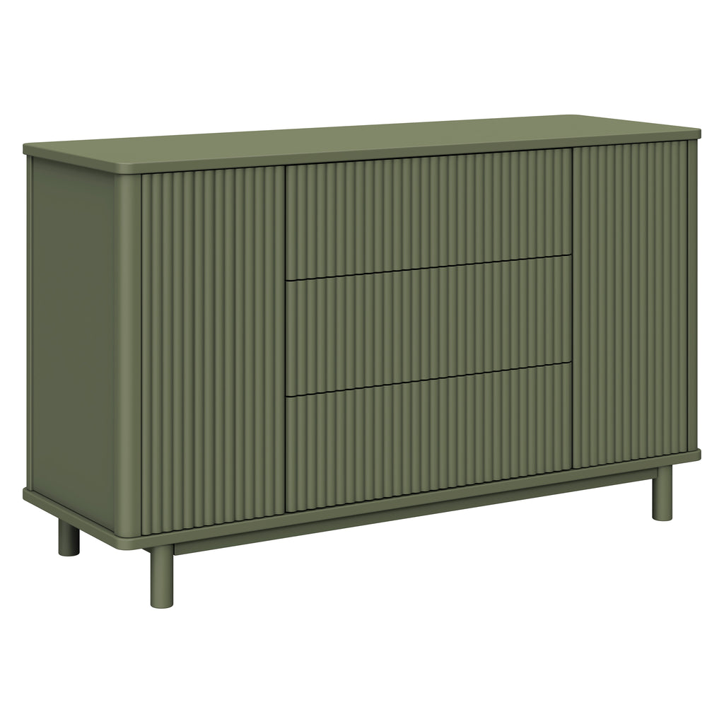 M29816OL,Babyletto,Pogo Tambour Assembled Dresser in Olive