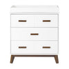 M5823WNL,Babyletto,Scoot 3-Drawer Changer Dresser in White/Natural Walnut Finish