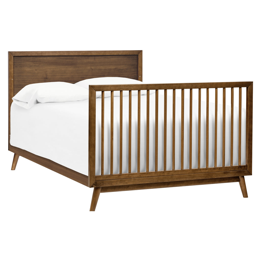 M15901NL,Babyletto,Palma Mid-Century 4-in-1 Convertible Crib w/Toddler Bed Conversion in Natural Walnut