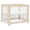 M23401NXW,Babyletto,Yuzu 8-in-1 Convertible Crib w/All-Stages Conversion in Washed Natural/White