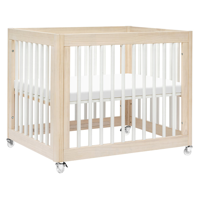 M23401NXW,Babyletto,Yuzu 8-in-1 Convertible Crib w/All-Stages Conversion in Washed Natural/White