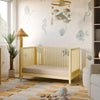 M30880PY,Babyletto,Rolli 9-in-1 Convertible All-Stages® Crib w/ Bassinet & Toddler Bed Kits in Pale Yellow
