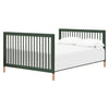M12901FRGRBE,Babyletto,Gelato 4-in-1 Convertible Crib w/Toddler Bed Kit in Forest Green/Blonde Feet