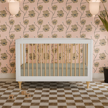 M9001WN,Babyletto,Lolly 3-in-1 Convertible Crib w/Toddler Bed Conversion Kit in White/Natural

    srcset=