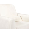 M10287YCLB,Babyletto,Tuba Glider in Ivory Corduroy with Light Wood Base