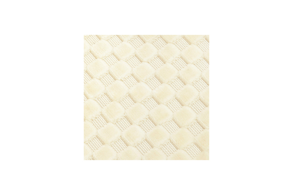 MDBFABRIC141,Babyletto,Babyletto - Ivory Velvet Checker (IVC) SWATCH