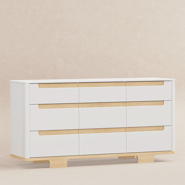 M23428WN,Babyletto,Yuzu 9-Drawer Dresser  Assembled in White/Natural