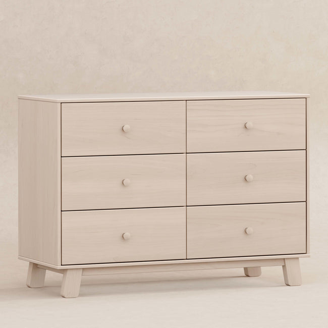 M32526NX,Babyletto,Hudson Modern 6-Drawer Assembled Double Dresser in Washed Natural